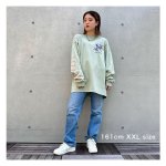 画像11: Deviluse (デビルユース) Born to Be Free L/S T-shirts(Light Green)  (11)