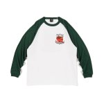 画像1: Deviluse (デビルユース)Devil Inside Raglan Sleeves(Green)  (1)