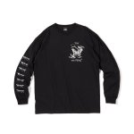 画像1: Deviluse (デビルユース) Born to Be Free L/S T-shirts(Black)  (1)