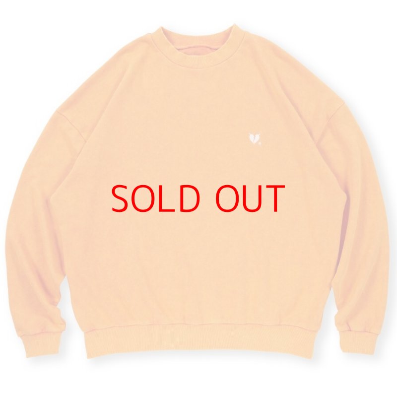 画像1: Deviluse (デビルユース) Heartaches Crewneck(Orange) (1)