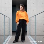 画像5: Deviluse (デビルユース) Heartaches Crewneck(Orange) (5)