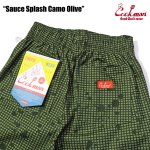 画像5: COOKMAN(クックマン)Chef Pants Sauce Splash Camo Olive (5)