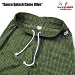 画像4: COOKMAN(クックマン)Chef Pants Sauce Splash Camo Olive (4)