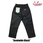 画像2: COOKMAN(クックマン)セミワイド Chef Pants Semiwide Black (2)