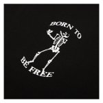 画像3: Deviluse(デビルユース) Bone to be free Pullover Hooded(Black) (3)