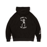 画像2: Deviluse(デビルユース) Bone to be free Pullover Hooded(Black) (2)