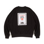 画像2: Deviluse (デビルユース) Love Life Crew Neck(Black) (2)