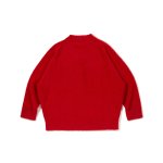 画像2: Deviluse(デビルユース) Mohair Logo Knit(Red) (2)