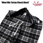 画像4: COOKMAN(クックマン)Chef Pants Wool Mix Tartan Black (4)