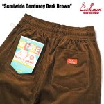 画像6: COOKMAN(クックマン)セミワイド Chef Pants Semiwide Corduroy Dark Brown (6)