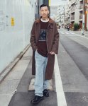 画像4: SUBCIETY（サブサエティ）PAISLEY BORDER KNIT(BROWN) (4)