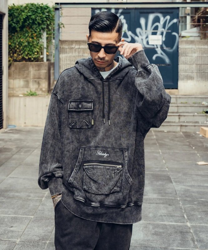 画像2: SUBCIETY(サブサエティ)Tactical hoodie (2)