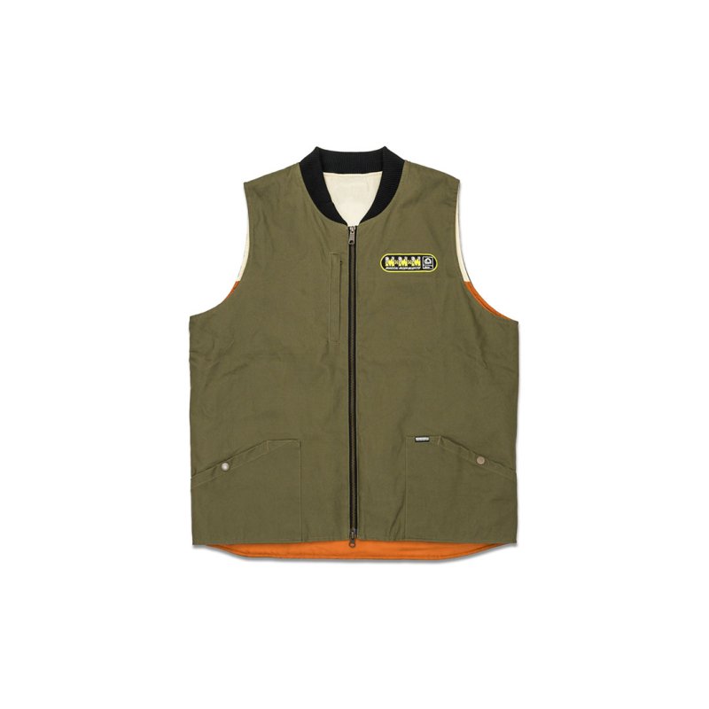 画像2: MxMxM（マモミ）MxMxM WORK & BEER VEST (リバーシブル) (2)