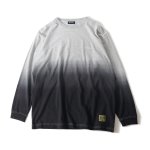 画像1: SUBCIETY（サブサエティ）Gradation tee L/S(BLACK) (1)