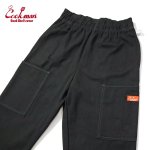 画像13: COOKMAN(クックマン)セミワイド Chef Pants Semiwide Front Pocket Duck Canvas Black (13)