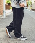 画像2: SUBCIETY（サブサエティ）DOUBLE KNEE PANTS(BLACK) (2)