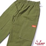 画像8: COOKMAN(クックマン)セミワイド Chef Pants Semiwide Front Pocket Duck Canvas Olive (8)