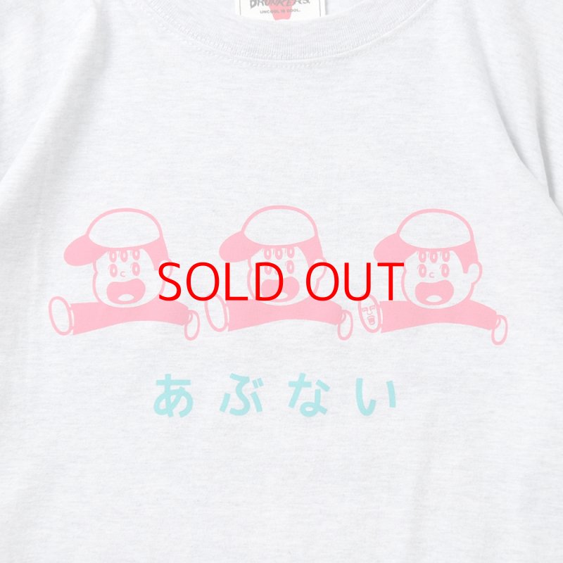 画像4: PUNK DRUNKERS（パンクドランカーズ）あぶないロンTEE(ASH) (4)