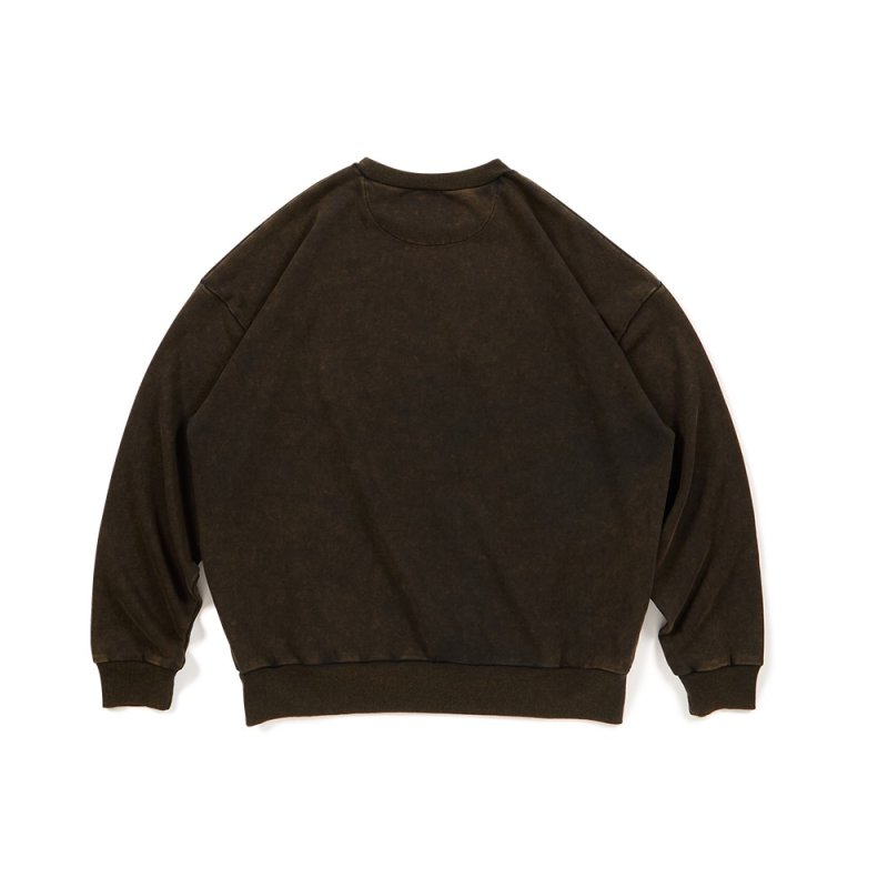 画像2: Deviluse (デビルユース) Small Logo Crewneck(Black) (2)