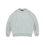 画像1: Deviluse (デビルユース) Small Logo Crewneck(Stone Blue) (1)