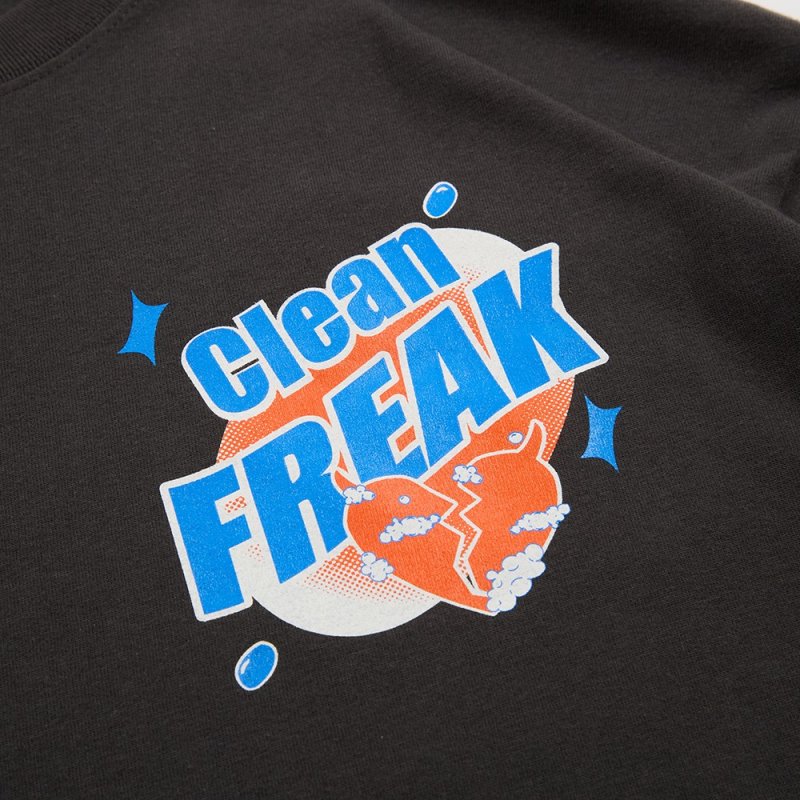 画像3: Deviluse (デビルユース) Clean Freak L/S T-shirts(Black) (3)
