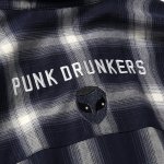 画像11: PUNK DRUNKERS（パンクドランカーズ）UMA刺繍シャツ(WHITE CHECK) (11)