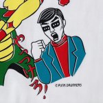 画像5: PUNK DRUNKERS（パンクドランカーズ）ぼくらのヒーローTEE / WHITE (5)