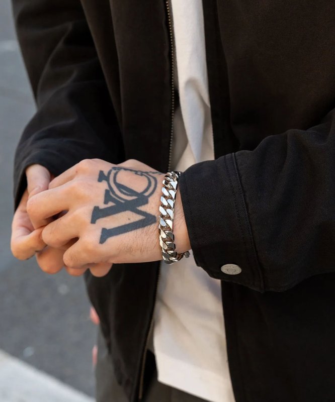 画像2: Subciety（サブサエティ）Bold chain bracelet (2)