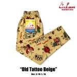 画像1: COOKMAN(クックマン)Chef Pants Old Tattoo Beige (1)