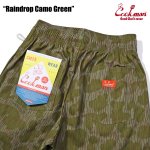 画像7: COOKMAN(クックマン) Chef Pants Short Front Pocket Raindrop Camo Green (7)