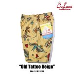 画像8: COOKMAN(クックマン)Chef Pants Short Old Tattoo Beige (8)