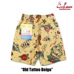 画像1: COOKMAN(クックマン)Chef Pants Short Old Tattoo Beige (1)