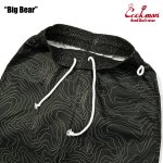 画像7: COOKMAN(クックマン) Chef Pants Short Front Pocket Big Bear Black  (7)