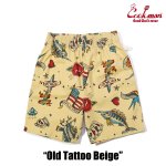 画像2: COOKMAN(クックマン)Chef Pants Short Old Tattoo Beige (2)