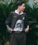 画像5: SUBCIETY（サブサエティ）SAMURAI jersey top (BLACK) (5)