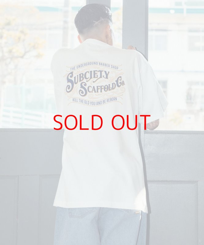 画像3: SUBCIETY（サブサエティ）Scaffold tee (WHITE) (3)