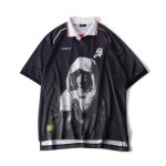 画像1: SUBCIETY（サブサエティ）SAMURAI jersey top (BLACK) (1)