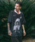画像2: SUBCIETY（サブサエティ）SAMURAI jersey top (BLACK) (2)