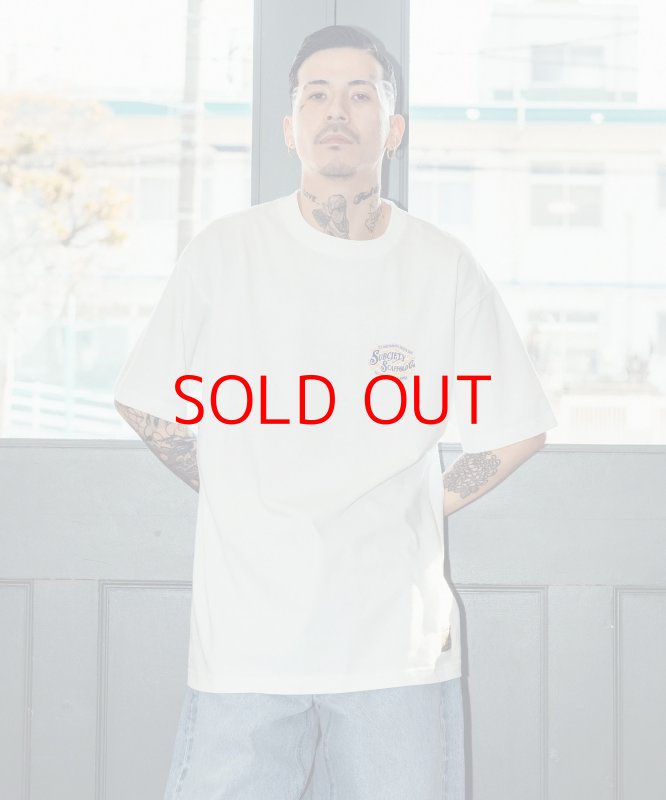画像2: SUBCIETY（サブサエティ）Scaffold tee (WHITE) (2)