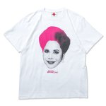 画像1: ［PDSxデヴィ・スカルノ］カラフルヘアー夫人TEE /WHT (1)