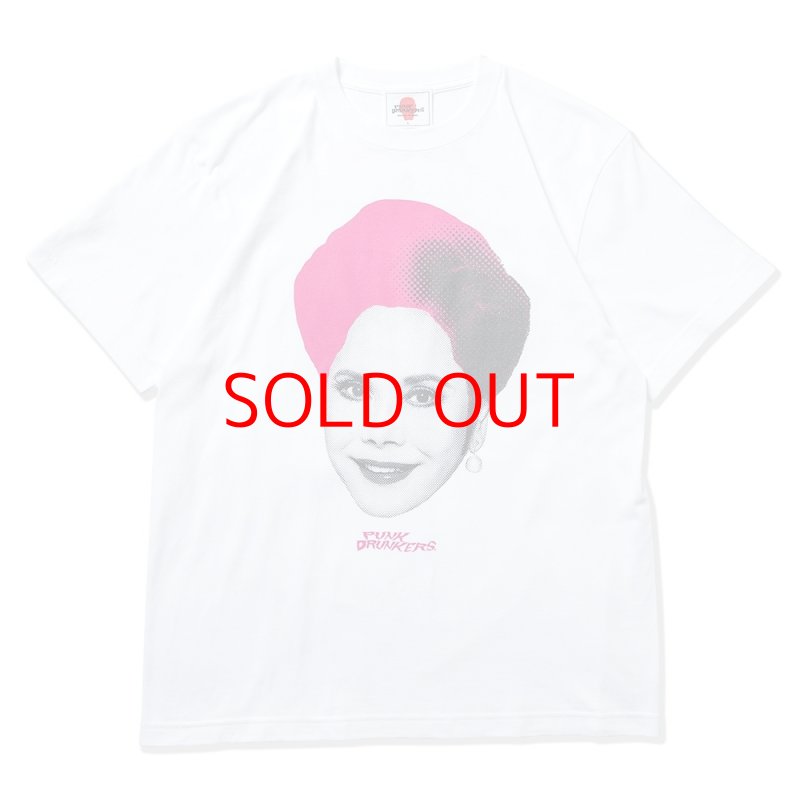 画像1: ［PDSxデヴィ・スカルノ］カラフルヘアー夫人TEE /WHT (1)