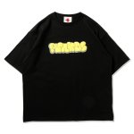 画像1: PUNK DRUNKERS（パンクドランカーズ）プクッとロゴBIG.TEE /BLK (1)