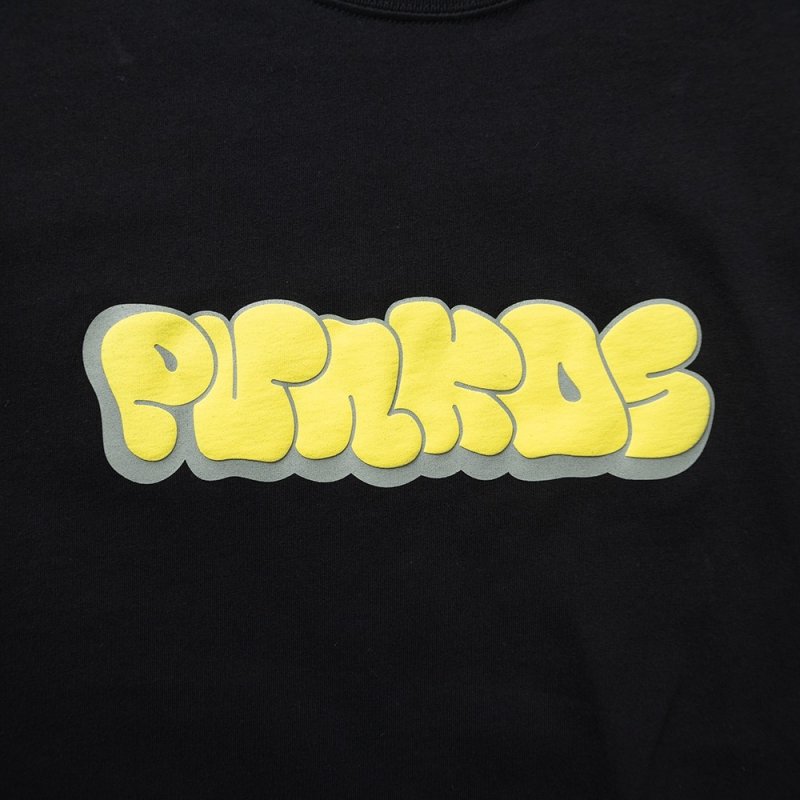 画像5: PUNK DRUNKERS（パンクドランカーズ）プクッとロゴBIG.TEE /BLK (5)