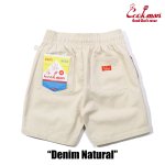 画像1: COOKMAN(クックマン) Chef Pants Short Denim Natural (1)
