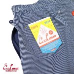 画像11: COOKMAN(クックマン) Chef Pants Short Front pocket Hickory Navy (11)