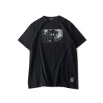 画像1: NineMicrophones Pass the mic TEE (BLACK) (1)