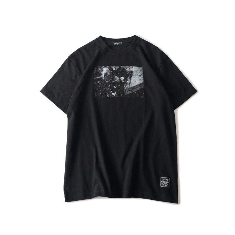 画像1: NineMicrophones Pass the mic TEE (BLACK) (1)
