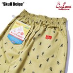 画像6: COOKMAN(クックマン) Chef Pants Short Skull Skull Beige (6)