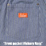 画像10: COOKMAN(クックマン) Chef Pants Short Front pocket Hickory Navy (10)