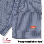 画像4: COOKMAN(クックマン) Chef Pants Short Front pocket Hickory Navy (4)